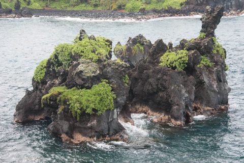 Black sand beach, Maui