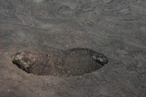 Caldera from air, Big Island