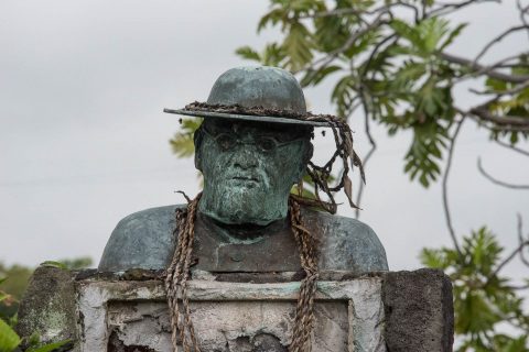 Father Damien, St Benedict's Painted Church, Big Island