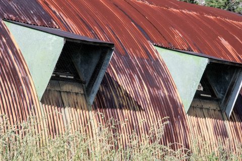 Neglected huts, Mauna Kea, Big Island