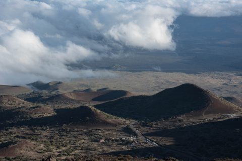 View from road up Mauna Kea, Big Island