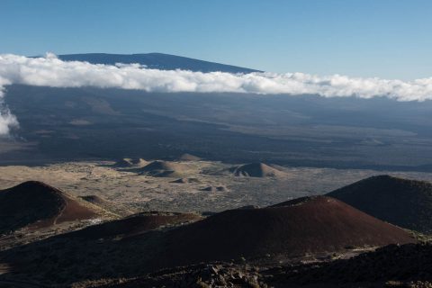 View from road up Mauna Kea, Big Island