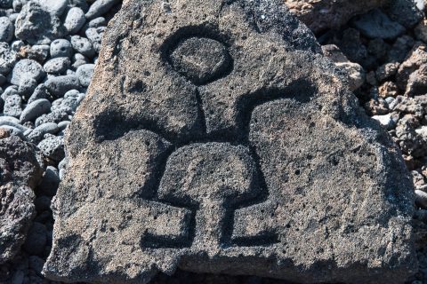Petroglyph, Pauko, Big Island