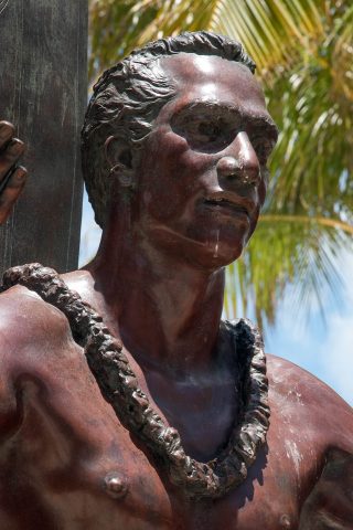 Duke Kahanamuku statue, Waikiki, Honolulu, Oahu