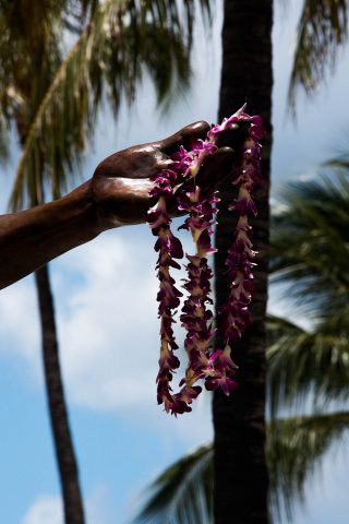 Duke Kahanamuku statue, Waikiki, Honolulu, Oahu
