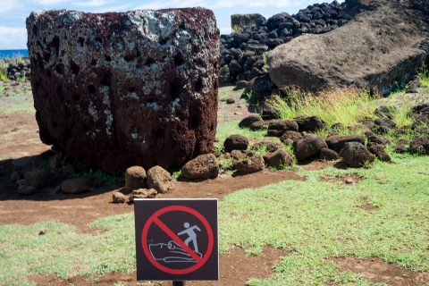 Top knot, Ahu Te Pito Kura, Easter Island
