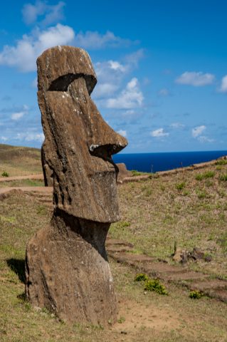 Rano Raraku quarry, Easter island - abandoned head