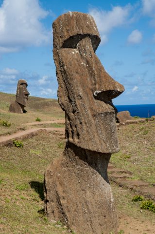 Rano Raraku quarry, Easter island - abandoned head