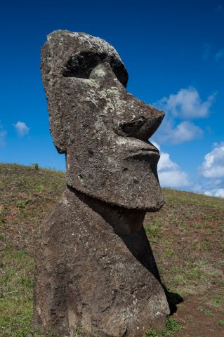 Rano Raraku quarry, Easter island - abandoned head