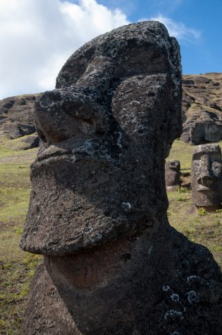 Rano Raraku quarry, Easter island - abandoned head