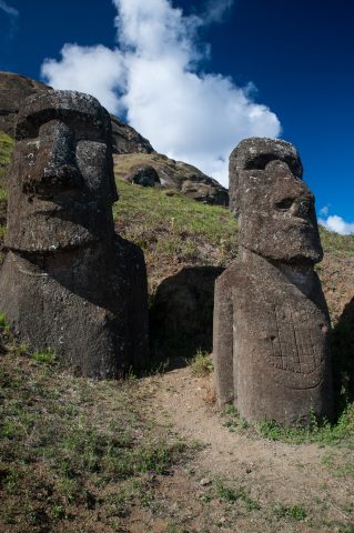 Rano Raraku quarry, Easter island - abandoned head