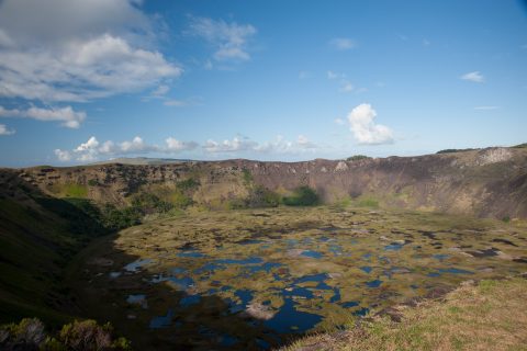 Crater of Rano Kau, Easter Island