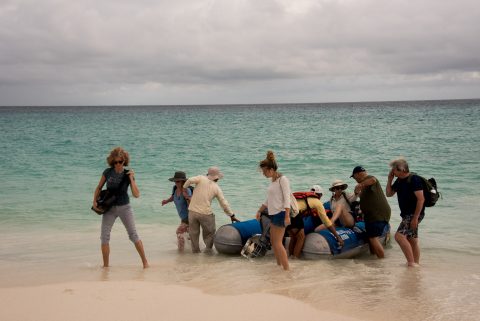 Wet landing, Gardner Bay, Espanola