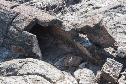 Lava tube- Sombrero Chino island