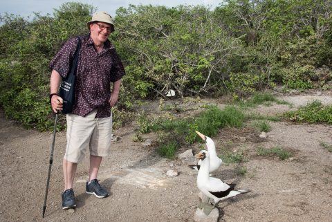 John with friends, Genovesa