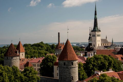 View from City Walls, Tallinn