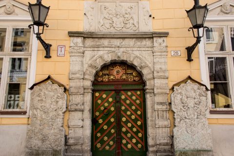 House of the Blackheads (detail), Tallinn