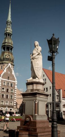 Statue of Roland, Town Hall Square, Riga
