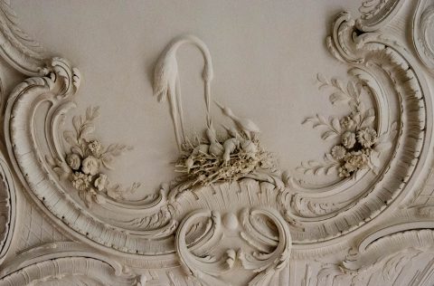 Ceiling, White Hall, Rundale Palace, Latvia