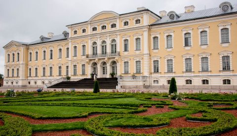 Garden facade, Rundale Palace, Latvia