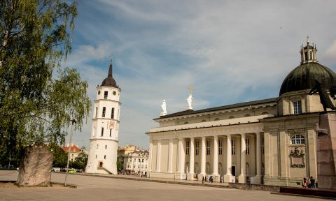 Cathedral Square, Vilnius, Lithuania