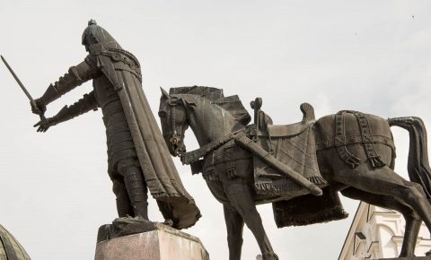 Godiminas Statue, Vilnius, Lithunia