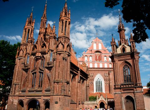 St Anne's Church & Benrnardine Church, Vilnius