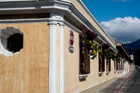 Typical street, ANtigua