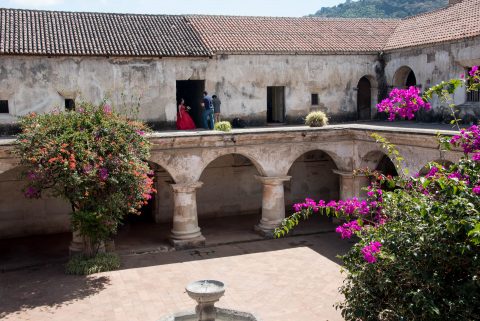 Courtyard, Las Capuchinas, Antigua