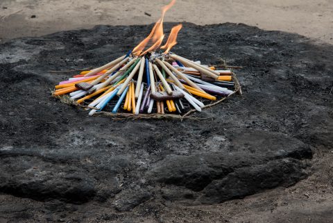 Mayan altar, Iximche