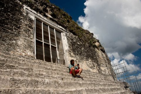Top section, Temple IV, Tikal