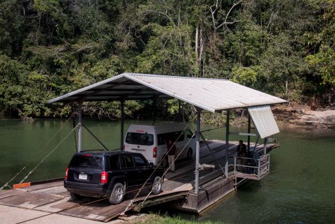 Ferry, Mopan River, Belize