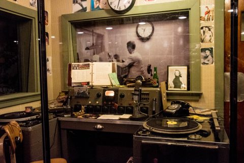 Dewey Phillips broadcast booth  1954, WHBQ Studio, Sun Studio, M