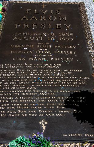 Elvis's grave, Graceland, Memphis