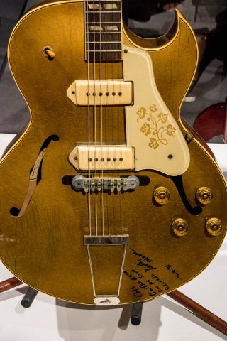 Elvis Million Dollar Quartet guitar, Graceland, Memphis