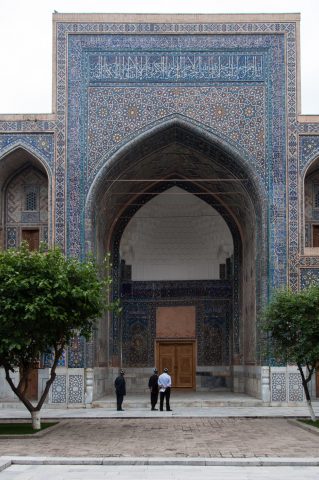 Inner yard, Ulug Beg Madrassah, Samarkand