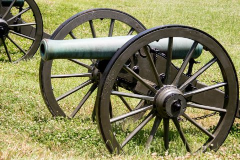 Union guns, Battery De Golyer, VIcksburg Military Park, Miss