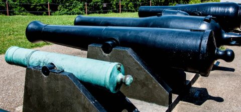 Cannon from the battle, Vicksburg Military Park, Miss