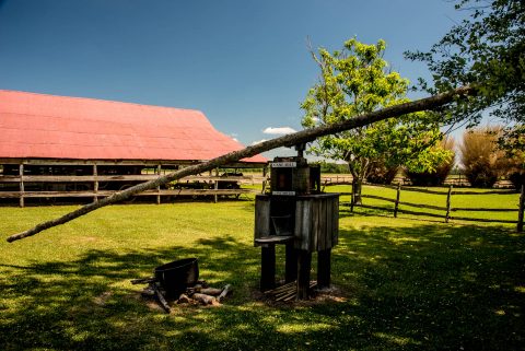 Beam Cane Mill. Frogmore Plantation, Louisiana