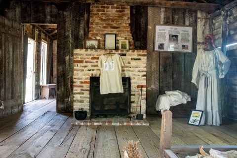 Interior Slave Hut, Frogmore Plantation, Louisiana