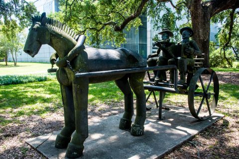 Musicans by Al Lavergne, State Capitol Park, Baton Rouge