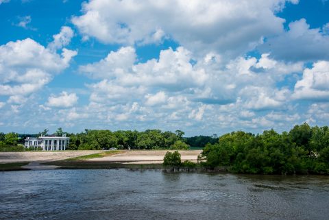 Levees at Nottoway Plantation, Louisiana