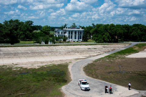 Levees at Nottoway Plantation, Louisiana
