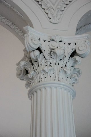 White ballroom, Nottway Plantation, Louisiana