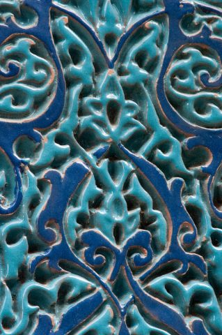 Details on mausoleum, Shah-i-Zinda, Samaraknd