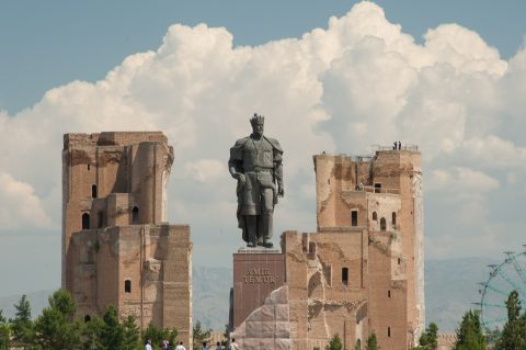 Tamerlane and Ak Serai Palace, Shakhrisabz
