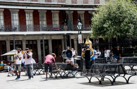 Street music, New Orleans, Louisiana