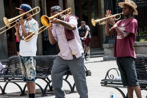 Street music, New Orleans, Louisiana