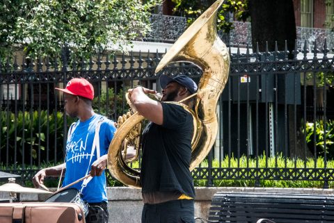 Street music, New Orleans, Louisiana