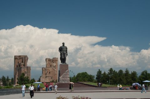 Tamerlane and Ak Serai Palace, Shakhrisabz